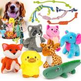 Jalousie: jouet peluche avec sifflet pour chiot, stimule le jeu et l’interaction.