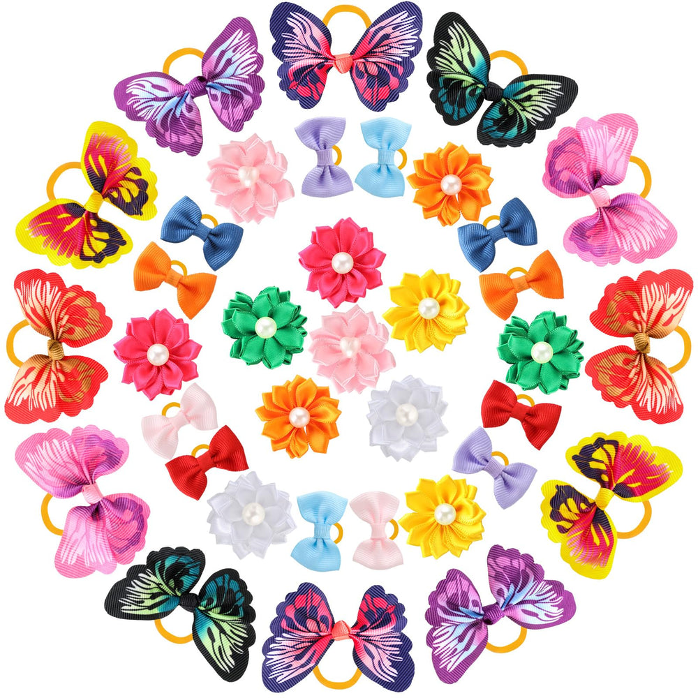 Janinka nœud chien papillon coloré, style ludique et sûr pour les promenades.