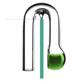 JARDLI verre clip-nano CO2 goutte vérificateur, lisible et discret pour l'aquarium.
