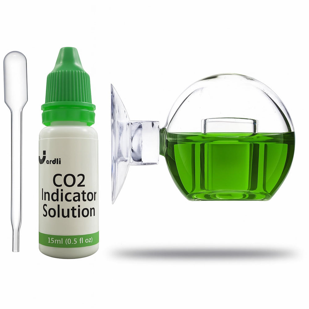 JARDLI contrôleur CO2 en verre pour aquarium planté avec surface de lecture claire