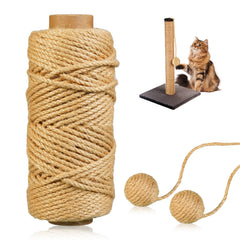 Jartfaui corde sisal 164ft: corde durable pour renouveler votre poteau griffoir.