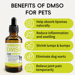 Jdicklary DMSO — application lipome chien pour relief potentiel des irritations.