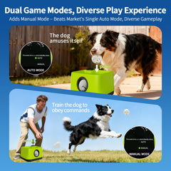 Lanceur-balles JDXSZ distance 9 mètres, portée adaptée pour chiens actifs.