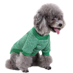 Pull JECIKELON gris pour petit chien, parfait pour l automne.