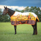 Jeffers Expression vue frontale, motif boeufs en marche, protection imperméable pour l'hiver.