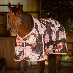 Jeffers Expression motif jardin de rose avant, protection contre le vent et la pluie.