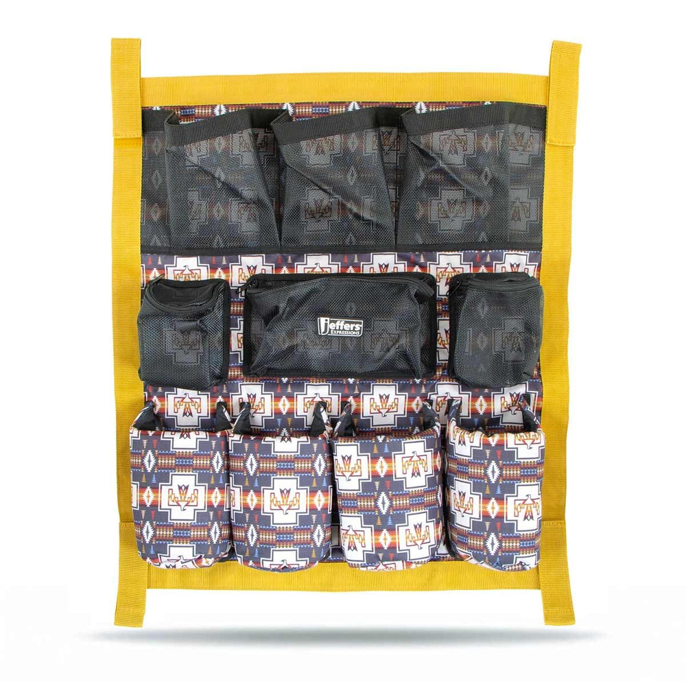 Jeffers Expression porte-remorque caddy, vue générale, stockage pratique pour matériel équestre.