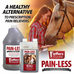 Jeffers Pain-Less – galon 1 : solution économique pour haras et plusieurs chevaux.