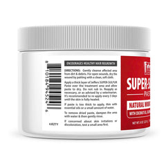 Pâte Jeffers Super Sulfur sur les oreilles, soin doux et apaisant.
