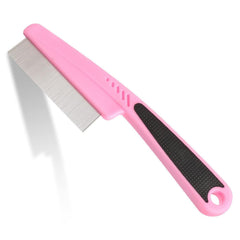 Jegtew poignee-caoutchouc-rose pour une prise confortable lors du toilettage.