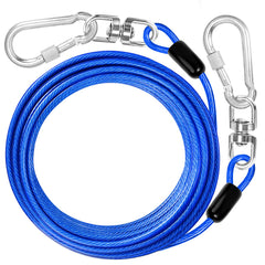 Jenico câble d'attache chien 10 pieds, sécurité en extérieur.