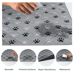 Tapis JERIA imperméable, protège les surfaces des dégâts.