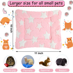 Jetec ensemble de lits colorés pour petits animaux, styles variés.
