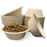 JETKONG assiettes chien jetables 12oz, pratiques pour repas à domicile et en déplacement.