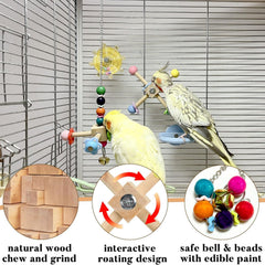 Jevnd cloche-boules jouet oiseau: stimulation auditive et amusement sain