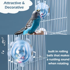 Jevnd jouet oiseau chaîne acier inoxydable offre une fixation sûre et durable.