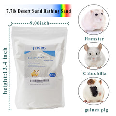 Sachet JFWOD sable de bain hamster, pratique et propre.