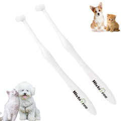 Brosse JGocot pour petits chiens et chats, tête mini adaptée aux petites bouches.
