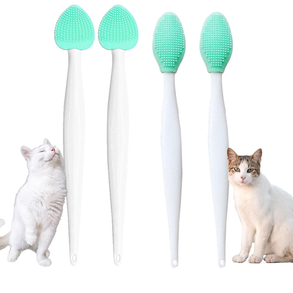 JGocot brosse à grains noirs pour menton félin, nettoyage en douceur.