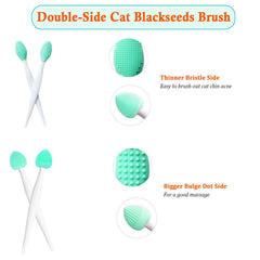 JGocot brosse menton chat design ovale, couverture plus large.