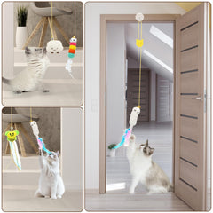 JIARON cadeau parfait pour chat intérieur, favorisant le mouvement et le divertissement.