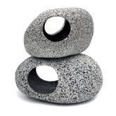JIH abri céramique pour aquarium, refuge sûr et décor vivant pour poissons.