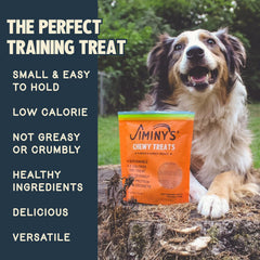 Jiminy's friandises grillon, sachet individuel faciles à emporter pendant les séances d'entraînement.