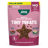 Friandises Jinx au bœuf pour l’entraînement: bouchées faciles à prendre comme récompense portable.