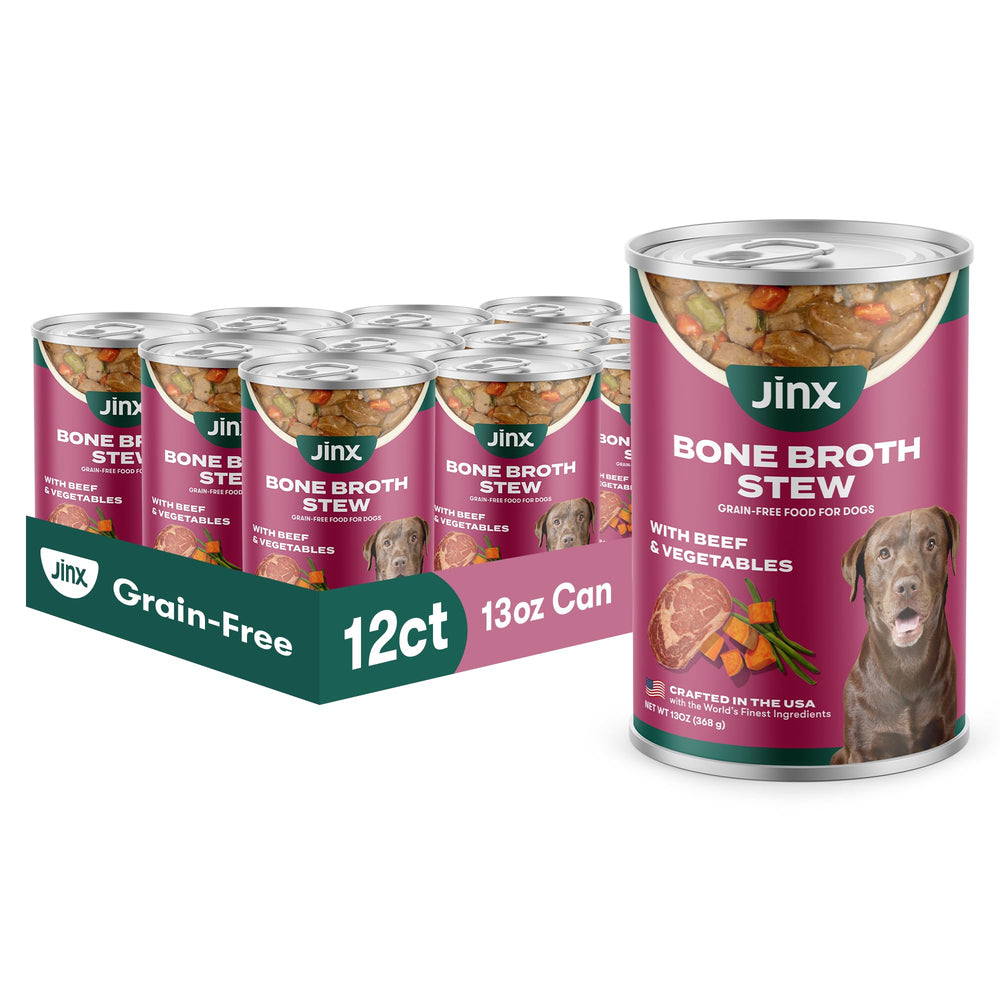 Jinx bouillon-os chien boeuf legumes: ragoût savoureux pour repas quotidiens