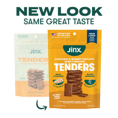Jinx Tendres Poulet – friandises douces avec texture agréable pour mâcher.