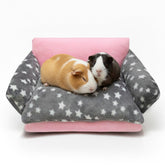 JVVGPET canape-lit peluche pour cobaye: endroit doux pour cobaye et petits animaux.