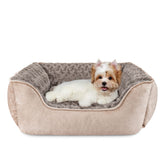 JOEJOY lit-chien rectangle beige pour un confort durable.