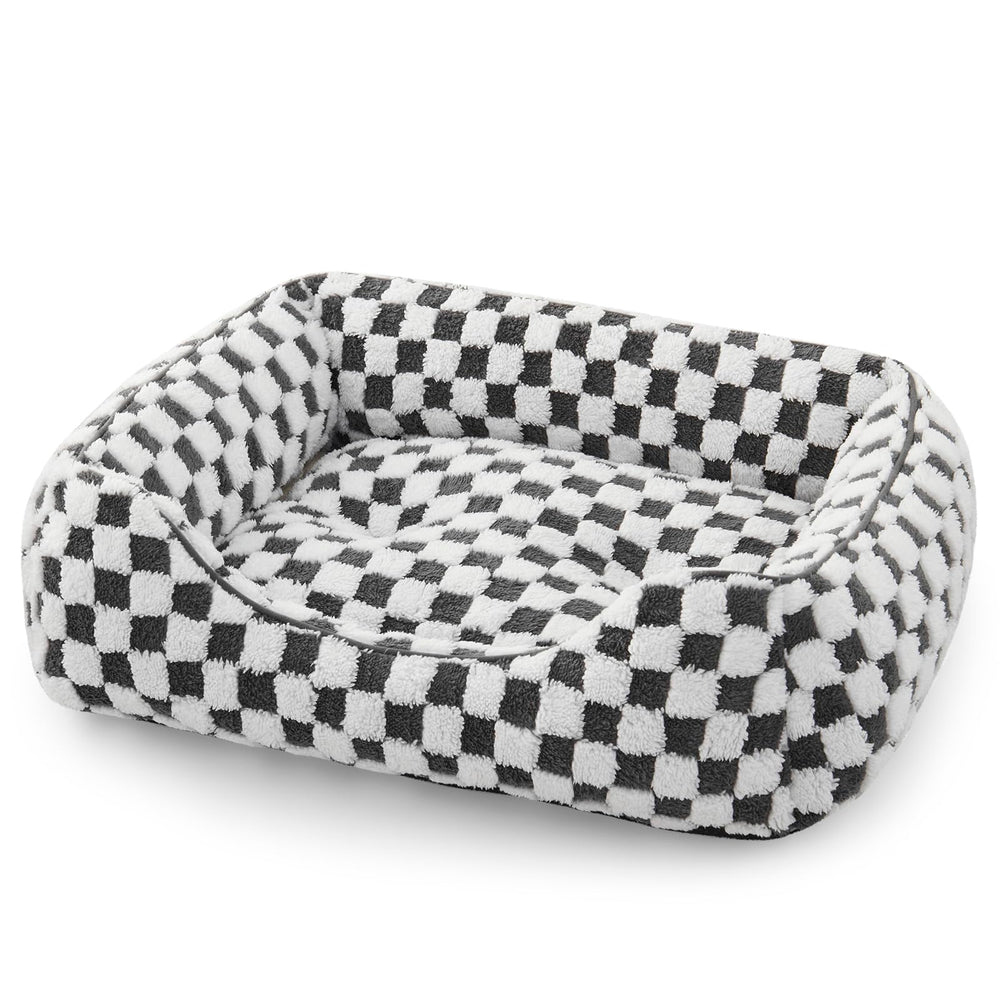 Lit JOEJOY pour chien rectangulaire, soutien orthopédique pour les siestes confortables.