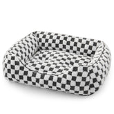 Lit JOEJOY pour chien rectangulaire, soutien orthopédique pour les siestes confortables.