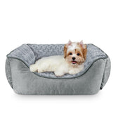 Lit rectangulaire JOEJOY pour grand chien, confort et soutien.