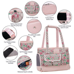 Poches multiples du sac Johomviin pour accessoires chiens et chats.