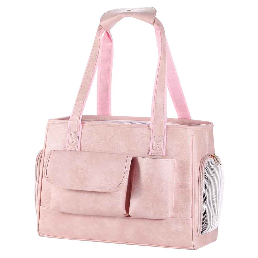 Johomviin sac-transit-chat rose extérieur, élégant et pratique pour voyager avec votre chat.