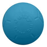 Balle soccer Jolly Pets grande flottante de 8 pouces en bleu océan idéale pour l’eau.