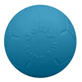 Jolly Pets Ballon Soccer 6 pouces bleu océan, parfait pour les jeux extérieurs.