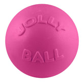 Balle Bounce-N-Play de Jolly Pets rose en action pour chien actif et joueur.