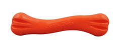Jolly Pets Os Flex-N-Chew Grand Orange, prise parfaite pour le lancer et mâcher.