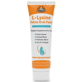 Jollyfit Pâte Lysine pour chat dans flacon, soutient l'immunité et la respiration.