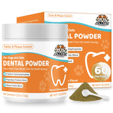 Poudre nettoyante Jollyfit pour chiens en bocal, nettoyage en douceur et haleine fraîche.