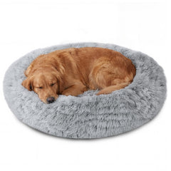 Lit chien rond JOLLYVOGUE, douceur douillette pour des siestes paisibles.