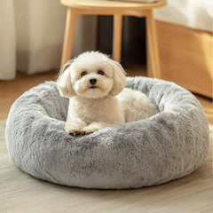 Lit donut JOLLYVOGUE 23pouces, cocon douillet pour chien et chat.