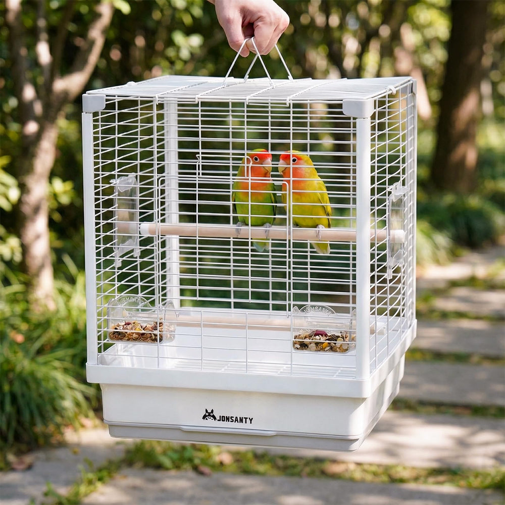JONS NTY cage d'oiseaux voyage vue d'ensemble pratique pour les déplacements