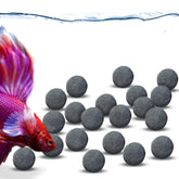 Perles JOR Betta Balls grises pour eau cristalline et bettas plus vibrants.