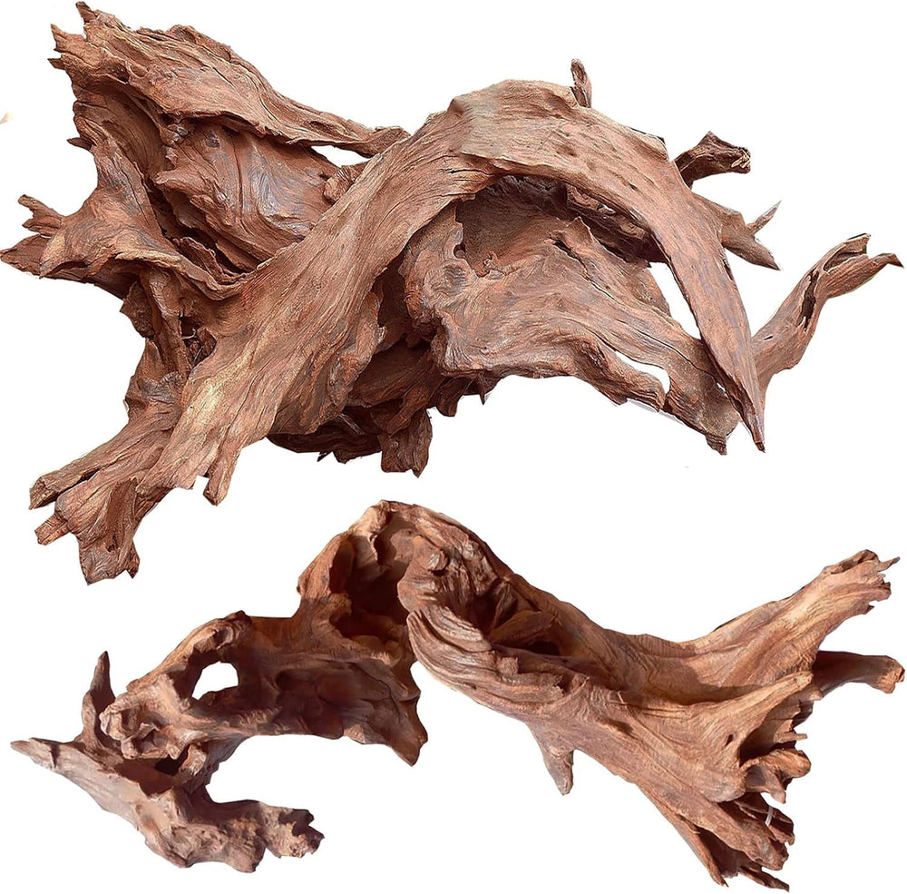 Jorewood driftwood: branche torsadée idéale pour un décor naturel et cachettes pour poissons.