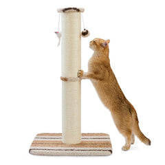 Joydeco poteau grattoir pour chat 38 pouces en sisal, offre surface durable pour griffes.