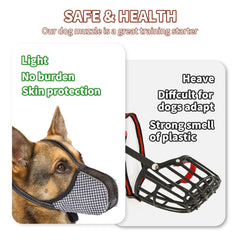 Joypaws museau chien reglable avec sangles securise le maintien.
